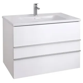 Тумба под раковину Jacob Delafon Lucien EB2057-J5-J5 80 см белый лак